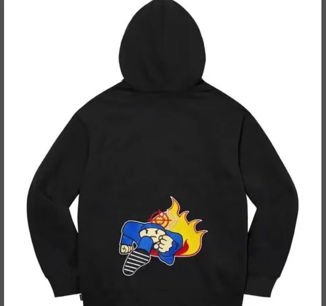 L Hooded M Black XL Grey 22FW Records Down S Flower Duck 1007